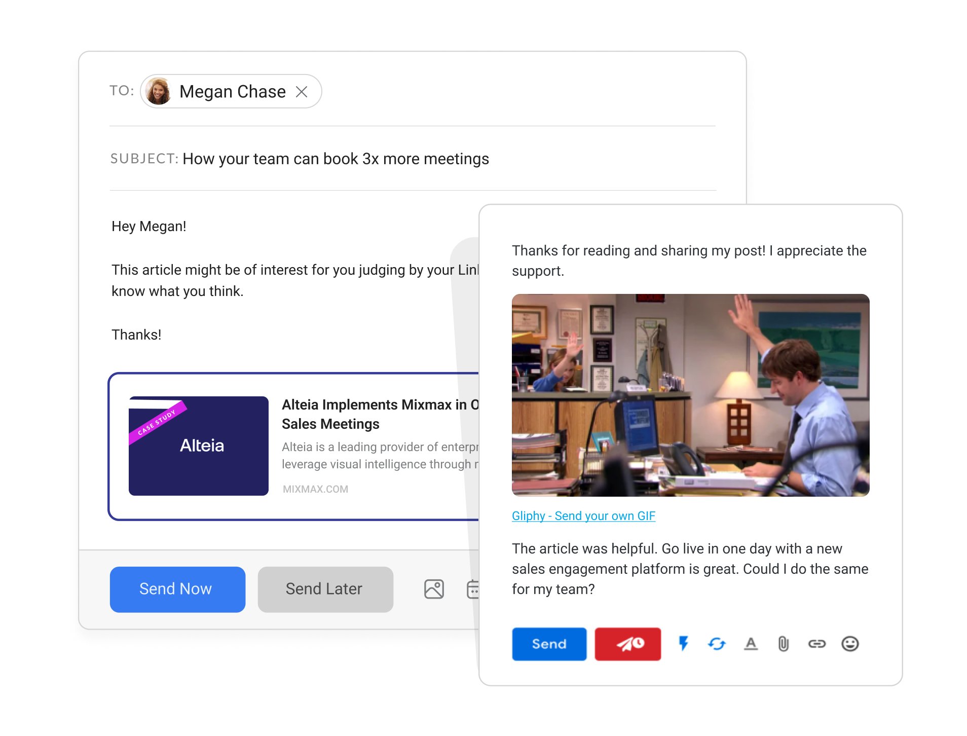 Add Giphy to Gmail Mixmax